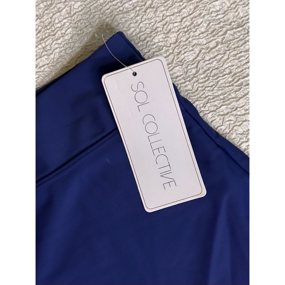 Sol Collective Blue Swim Skirt / Skort Size 8 - Picture 7 of 8